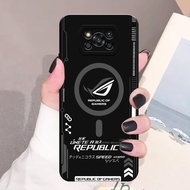 Softcase HP Xiaomi Poco X3/X3 Pro - Fashion Printing Motif ROG NEW - Soft Case Pro Camera Silikon Ca
