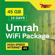 SPECIAL OFFER 1GB / DAY MAXIMUM 15 DAYS TRIP FOR UMRAH & HAJJ PLAN POCKET WIFI [ 4G LTE FAST SPEED ]