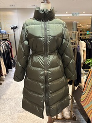 [清庫存!!!!!]【Weekend Max Mara 】深橄欖綠長款羽絨服