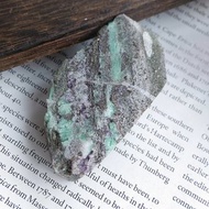 Emerald 雲南產地 祖母綠 螢石共生礦 天然礦石 原礦