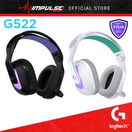 Logitech G522 Lightspeed Wireless Gaming Headset with LIGHTSYNC RGB - Black / White