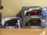 1/43 Mitsubishi Grand Lancer 合金發光迴力車 Outlander 三菱 模型車 迴力車