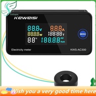 Star KEWEISI,KWS-AC300 Digital Voltmeter AC 50-300V Voltage 45-65Hz Power  Meter LED Wattmeter 0-100