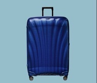 清貨限時優惠 Samsonite C LITE 新款超輕拉鍊貝殼 25吋 中型行李箱 深藍色 C-LITE