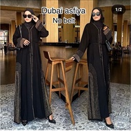 Abaya Dubai Asfiya Exclusive Swarozki Abaya/ Party Abaya