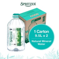 Spritzer Natural Mineral Water Bottle 2 x 9.5 Liter