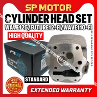WAVE125 / FUTURE125 FI / WAVE110-FI CYLINDER HEAD SET ASSY + GEAR + ROCKER + HEAD COVER FRG