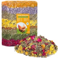 20oz Chicken Nesting Herbs - Natural Vacuum-Packed Blend of 8 Dried Flowers & Herbs - Bulk Herbs for