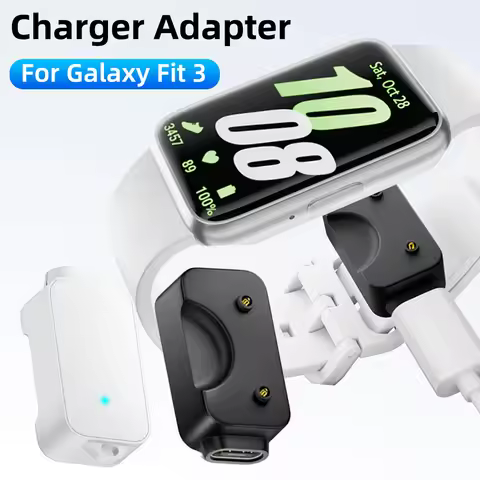 Type-C Charger Adapter for Samsung Galaxy Fit 3 Portable Mini Magnetic Charging Converter for Galaxy