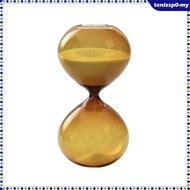 [tenlzsp0] Amber-Tinted Glass Decor  Modern Decorative Sand Clock Time Management
