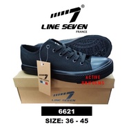 LINE 7 6621 Black Lace-Up Shoes | Black Lace-Up School Shoes | Lace-Up Work Shoes