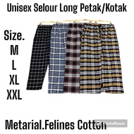 [M-6XL] UNISEX Selouar Petak/KOTAK/Pelikat Slim Fit Pajama Plaid Seluar Lelaki Perempuan Seluar tido Dewasa.