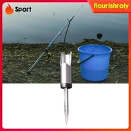 [Flourish] Fishing Rod Holder Sturdy Ground Support Rod Rack for Travel Outside River
