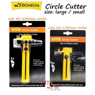 <Circle Cutter> Cutting Round Circle Cutter Circular Cutter Compass Cutter Cut Round Diameter mm inc