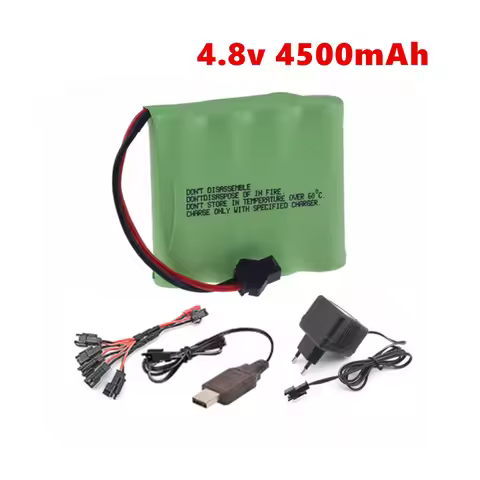 4.8v 4500mah AA Battery Or Charger For Rc toys Cars Tanks Robots Boats Guns Ni-MH AA 4.8v Rechargeab