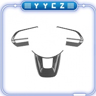 3pcs/Set Carbon Fiber Car Steering Wheel Decorative Cover Stickers For Toyota Raize 200 Series 210A 