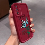 Casing hp for Samsung A17 4G A17 5G M17 5G F17 5G Case Butterflydaun TPU Phone Cover Cesing Silicone