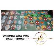 Customized Edible Printing, Icing Image, Edible Image - Precut (handcut)