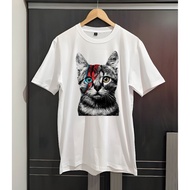 DAVID MEOWIE DAVID BOWIE CAT T-SHIRT