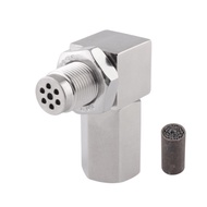 Automotive modified oxygen oxygen sensor connector 90 degree conversion adapter gasket exhaust pipe 