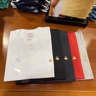 Brooks Brothers Booker Brothers Men Summer Round Neck Cotton Golden Sheep Print LOGO Short Sleeve T-