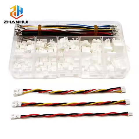 JST‑PH 2.0mm Pre‑Crimped Cable Kit - Male Female Connector for JJRC H36, Blade Inductrix, Tiny Whoop