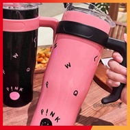 PITI BLACKPINK thermos bottle with straw, large capacity 1250ML