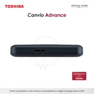 Toshiba canvio®ฮาร์ด Drive1TB แบบพกพา Advance V10/2TB/4TB USB 3.2 SuperSpeed HDD รุ่น2.5 V10ความปลอด