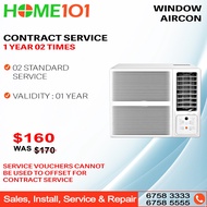 Window Aircon Contract Servicing - 2x Standard Servicing