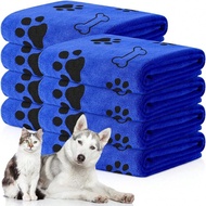 Super Absorbent Microfiber Dog Towel - Quick Dry, Soft Pet Bathing And Grooming Towel, Suitable For
