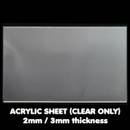 Clear Acrylic Sheet | Perspex Sheet | Thickness 2mm/3mm | Transparent | Acrylic Marker | Pen | GuangNa |