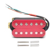 Mai- Humbucker Electric Guitar Pickup Coil Spliting Pickup Humbucker Dual Coill Pickup 4 Conduct Cab