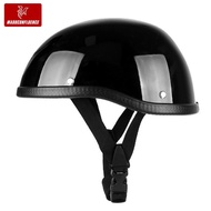 Bicycle Helmets For Men And Women Summer Retro Four-season Lightweight Half Helmet Harley Scoop Helm