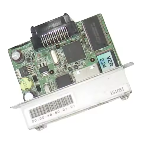 UB-E02 M155B Ethernet Interface Board RJ-45 Fits For EPSON TM-U200 Series TM-T88II T88IV TM-U675 TM-