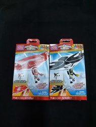 彩虹戰隊 恐龍戰隊 銀河戰隊 紙飛機 飛機 紅戰士 黑戰士 Power Rangers Mega Force red ranger black ranger Mega Bloks Power Rang