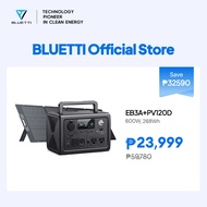 BLUETTI Solar Generator EB3A with 60W/120W Solar Panel