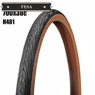 ChaoYang new bicycle gravel tires 700c 700x35c 38C brown road bike tire fit 29er mtb anti puncture city bike leisure riding ultralight H481