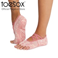 New Spring 2024 ToeSox Grip Half Toe Elle Tec โทซอคส์ ถุงเท้ากันลื่น เปิดนิ้วเท้า พิลาทิส บาร์ โยคะ และเต้น