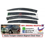 Isuzu Trooper Citation Bighorn (2nd Gen) 1991-2002 AG Door Visor(Big 12cm Width)