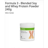 HERBALIFE F3 BLENDED SOY AND WHEY PROTEIN POWDER 240g