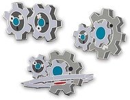 Pokémon Center: Klink, Klang &amp; Klinklang Pokémon Pins (3-Pack), Zinc alloy / hard enamel, no gemstone