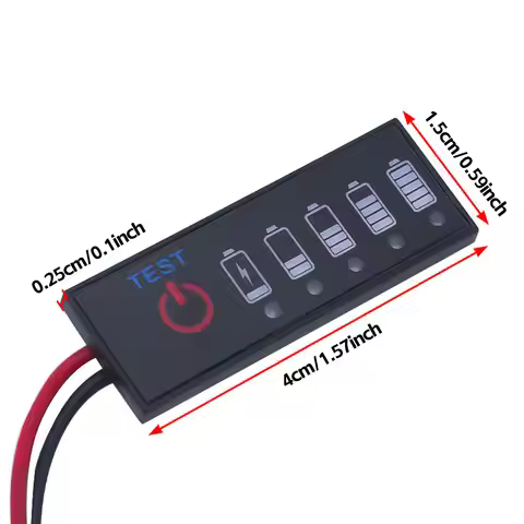 3.7V-72V 18650 Li-ion Lipo Lithium 12V Battery Level Indicator Tester Capacity Tester Meter 1S 2S 3S