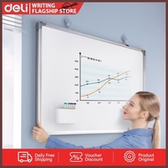 Deli Whiteboard Wall-Mounted White Board Writing Board Office Supplies EV600 EV450