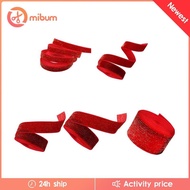 [Mibum] Gift Wrapping Ribbons Christmas Ribbons DIY Sewing Flower Bouquet Decorations Velvet Ribbons Wired Ribbons for Holiday Wreath