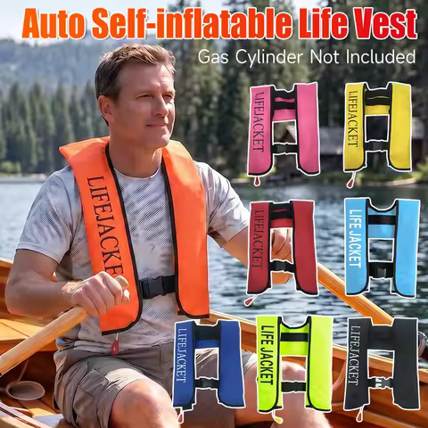 Automatic Inflatable Life Jacket Life Vest Adult Buoyancy 150N PFD Kayak Life Jacket Swiming Fishing