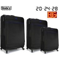 [STRATIC] 28 INCH SUPPER TOUGH 4 WHEELS NYLON FIBER SOFT CASE LUGGAGE WITH BUILD IN LOCK