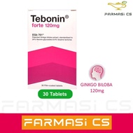PROMO Tebonin forte 120mg 30 Tablets EXP:05/2028 [ Standardised Ginkgo Biloba Extract 120mg Farmasi 
