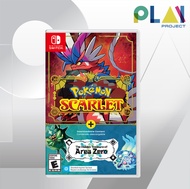 [มือ1] Nintendo Switch : Pokemon Scarlet & Violet The Hidden Treasure of Area Zero [มือ1] [เกมนินเทน