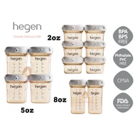 HEGEN - 60ML(2OZ)-6PACK /150ML(5OZ)-4PACK/ 240ML(8OZ)-2PACK BREAST MILK STORAGE PPSU