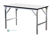 โต๊ะประชุม โต๊ะพับ 75x120x75 ซม. โต๊ะหน้าไม้ โต๊ะอเนกประสงค์ โต๊ะพับอเนกประสงค์ โต๊ะสำนักงาน โต๊ะจัดปาร์ตี้ tc tc tc99
